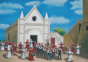 ULISSE IN ARTE CROTONE PROCESSIONE A S. MARIA DI CAPO COLONNA 50X70