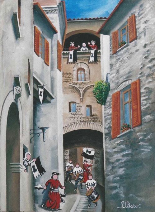 ULISSE IN ARTE NARNI VICOLO ASPROMONTE 30X40 2010 ULISSE IN ARTE NARNI VICOLO ASPROMONTE 30X40