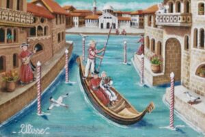 ULISSE IN ARTE PASSEGGIATA IN GONDOLA 20X30