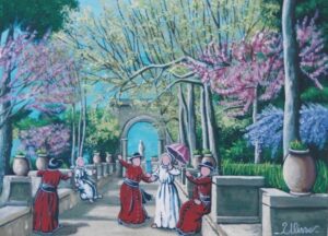 ULISSE IN ARTE RAVELLO GIARDINO IN FIORE 25X35