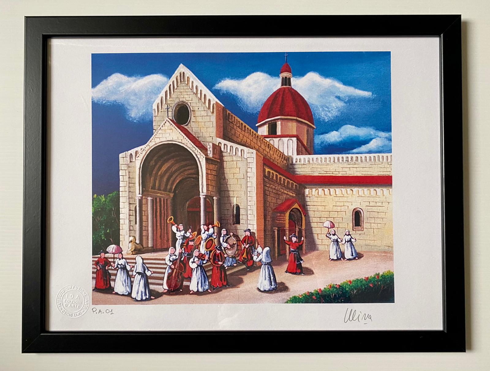 San Ciriaco, Ancona quadro arte pittore ulisse x ambalt onlus stampa san ciriaco ancona